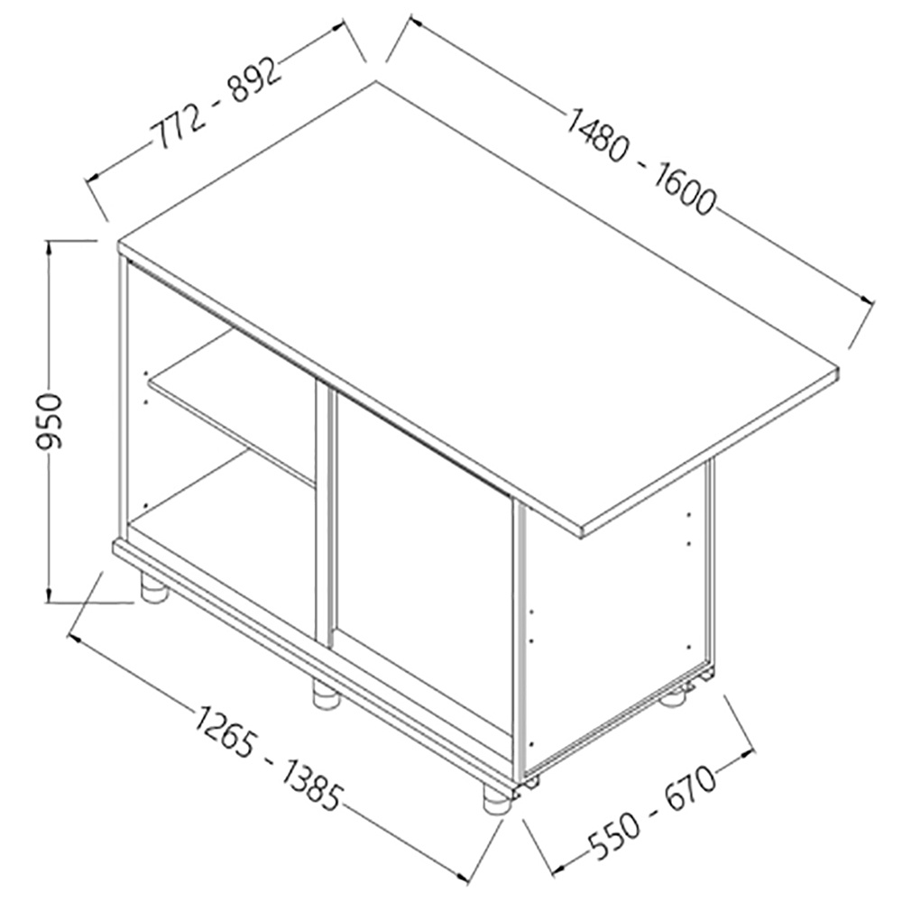 Mostrador de bar neutro_sección de caja (derecha)