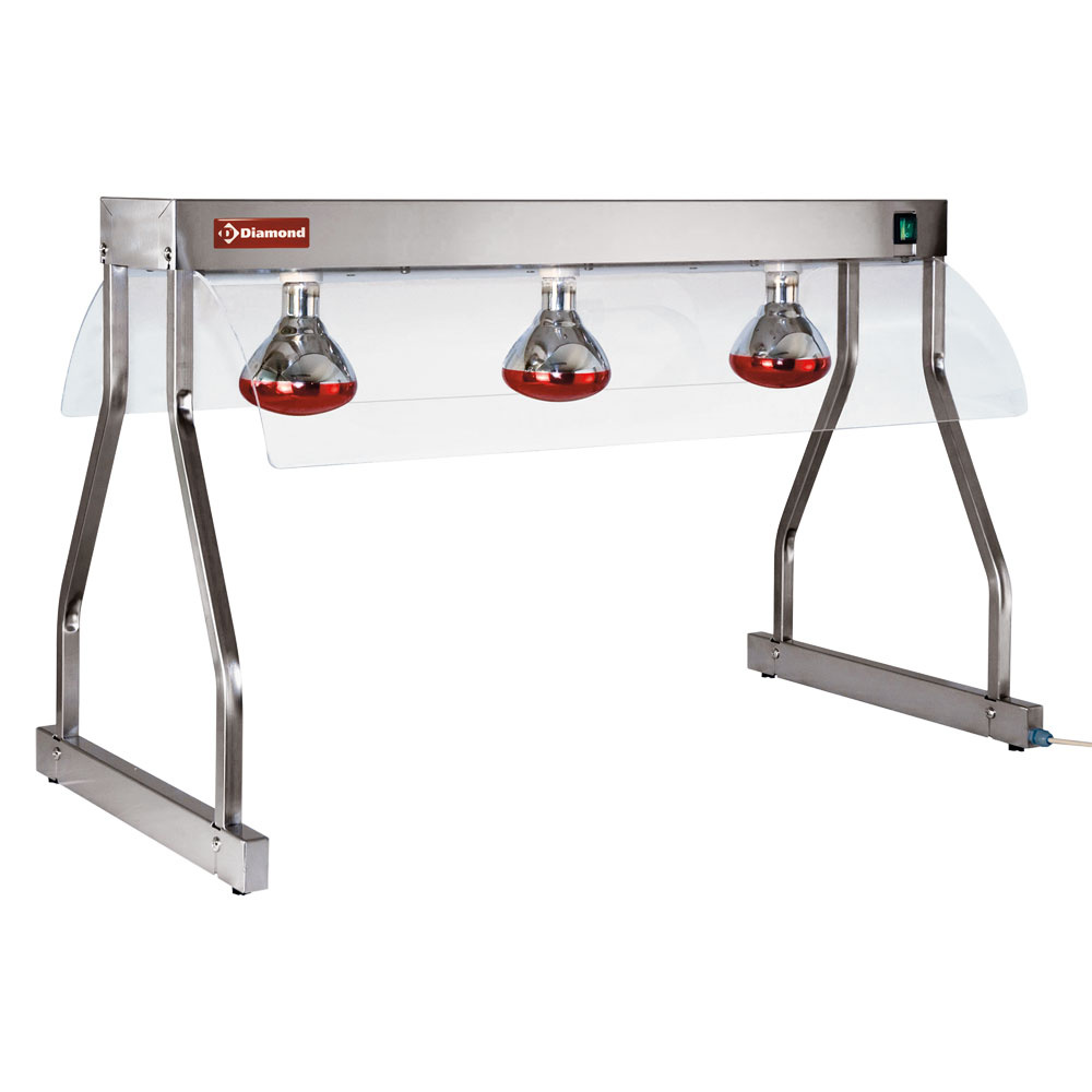 Puente calentante, lámparas infrarrojas (3x 250 W)