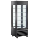 Vitrina "vitrina completa" 440 Lt., 5 niveles de vidrio, ventilado - ICE CREAM & PASTRY - NEGRO