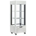 Vitrina completamente acristalada" 440 Lt., 1 nivel + 2 estantes, ventilada - WINE - BLANCO