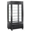 Vitrina " vitrina completa" 600 Lt., 5 niveles de vidrio, ventilado -  PASTRY - NEGRO