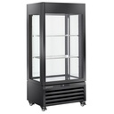 Vitrina completamente acristalada" 600 Lt., 1 nivel + 2 estantes, ventilada - WINE - NEGRO