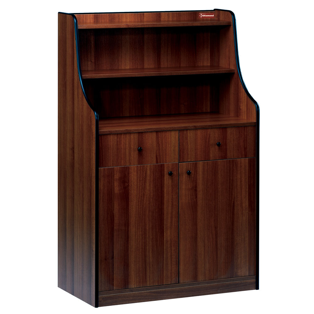 Mueble de servicio, 2 cajones, 2 puertas "Wengé"