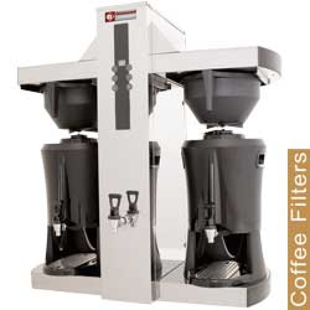 Máquina de cafè de filtro - 2 contenidores dispensadores de 2x 5 Lit , grifo de agua caliente