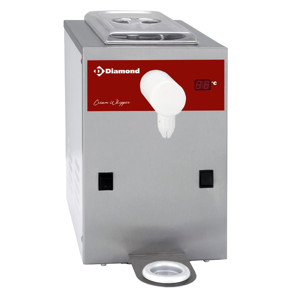 Máquina enfriante para crema de leche en inox, cuba 5 L (150 L/h)