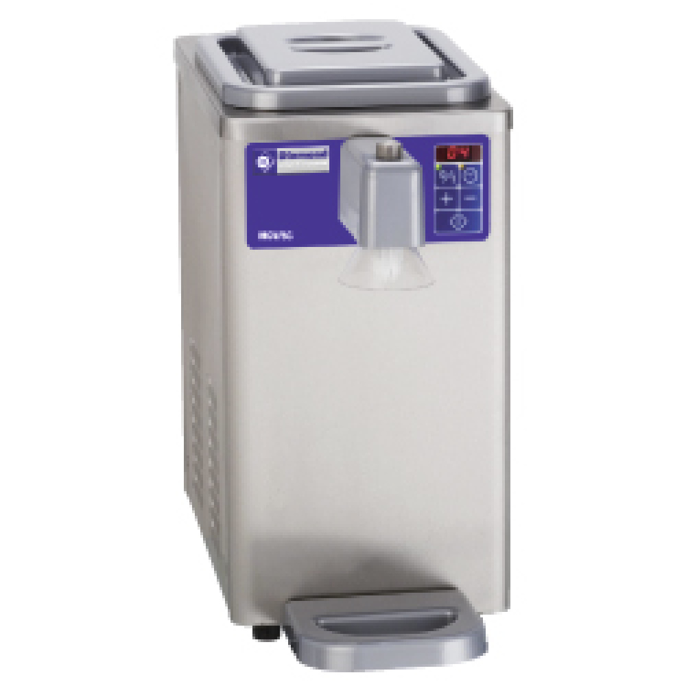 Máquina enfriante para crema de leche en inox, cuba 6 litros (300 l./h)