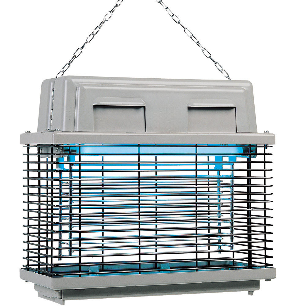 Exterminador de insectos eléctrico, lampara UV-A (2x 15 W)