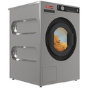 Lavadora-centrifugadora 6,5 kg "inox-titanio", con bomba de descarga