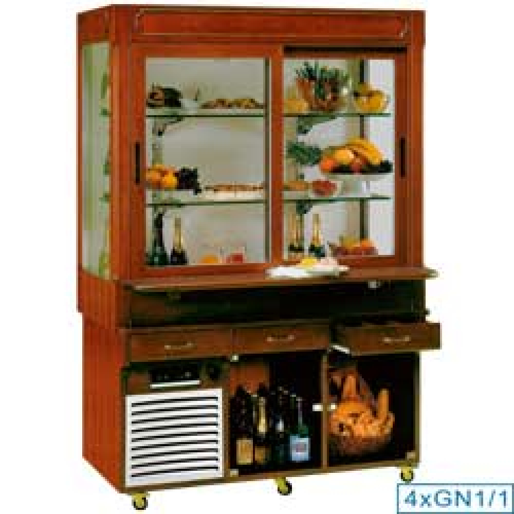 Mueble vitrina refrigerada