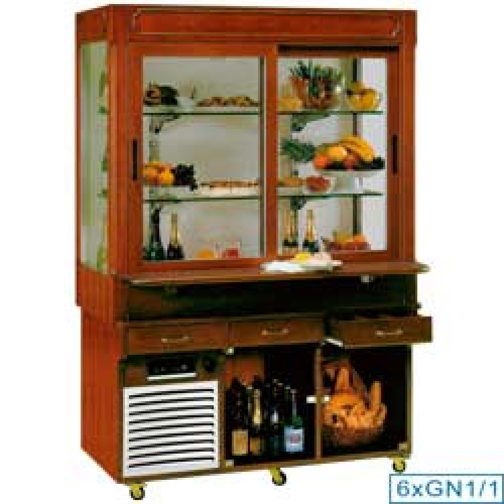 Mueble vitrina refrigerada