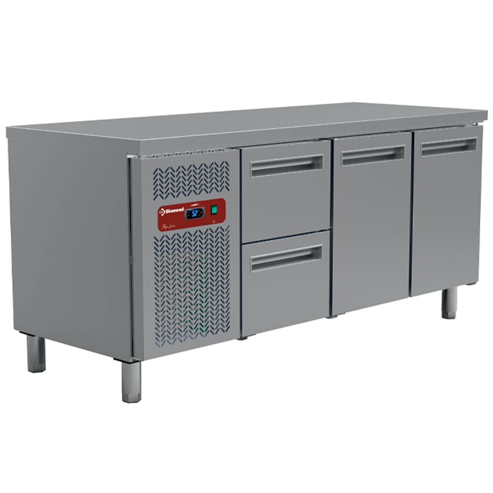Mesa de refrigeración compuesta por :