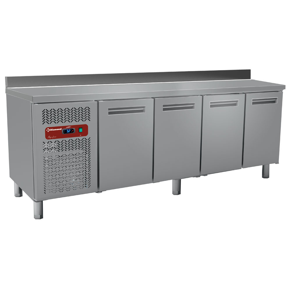 Mesa frigorífica y ventilada, 4 puertas GN 1/1 (550 Lit.)