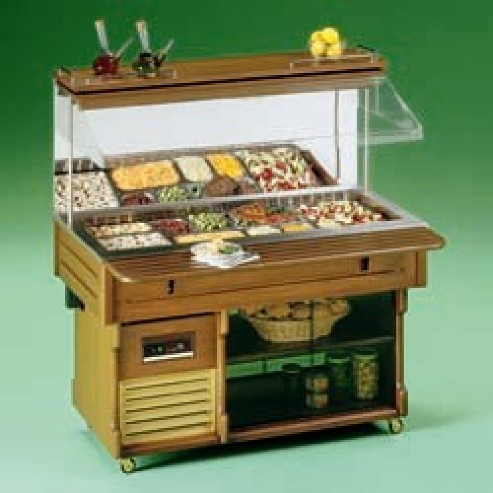 Buffet mural refrigerado capacidad 4 GN 1/1