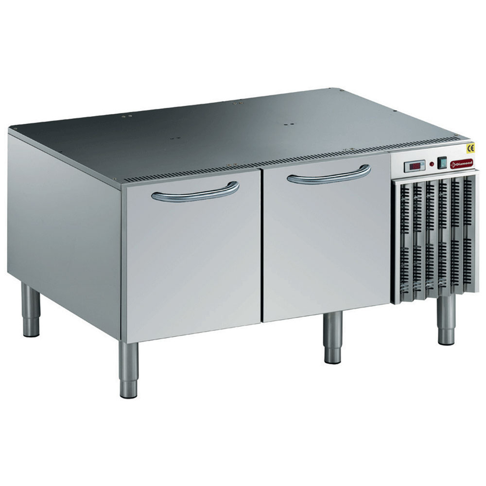 Basamento refrigerado con 2 cajones