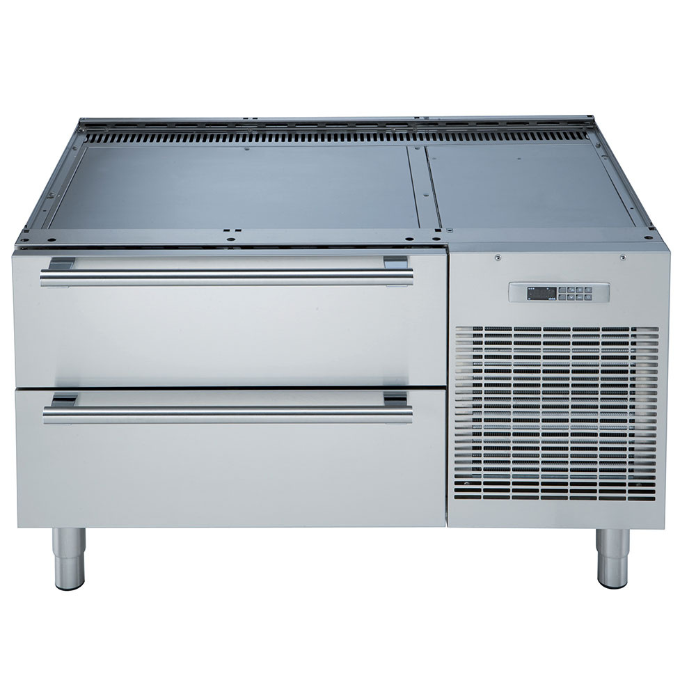 Basamento refrigerado o congelado con 2 cajones