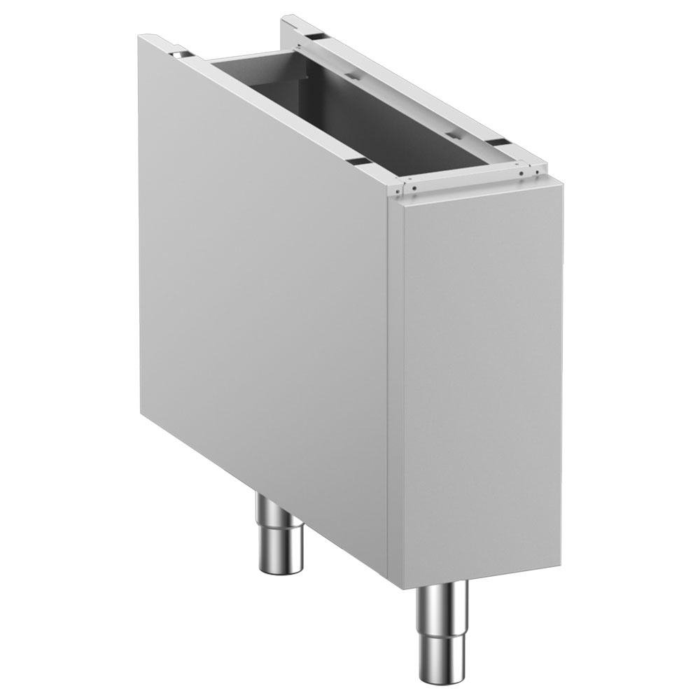 Base cerrado sur pies inox reglables
