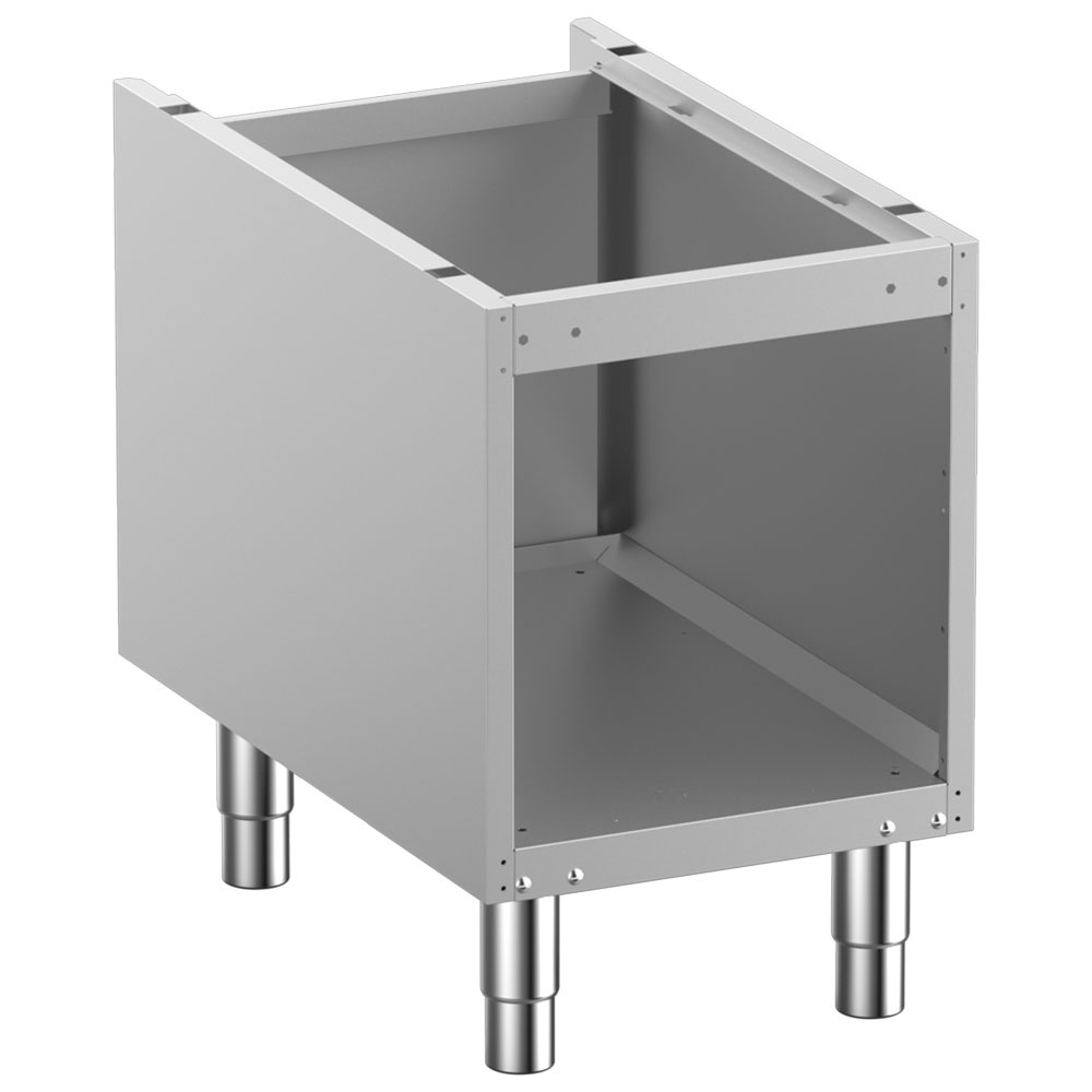 Base abierta en pies inox ajustables