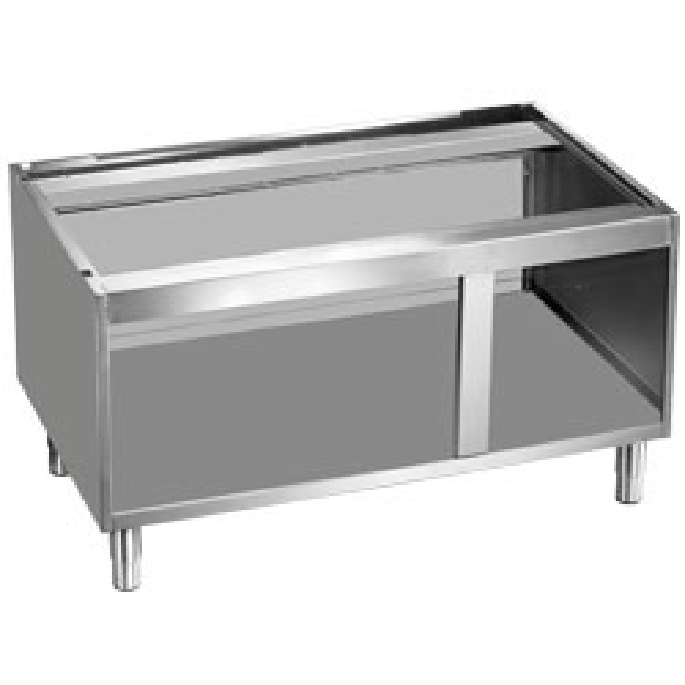 Basamento abierto sur pies inox reglables