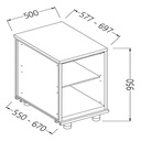 Mueble trasero neutro