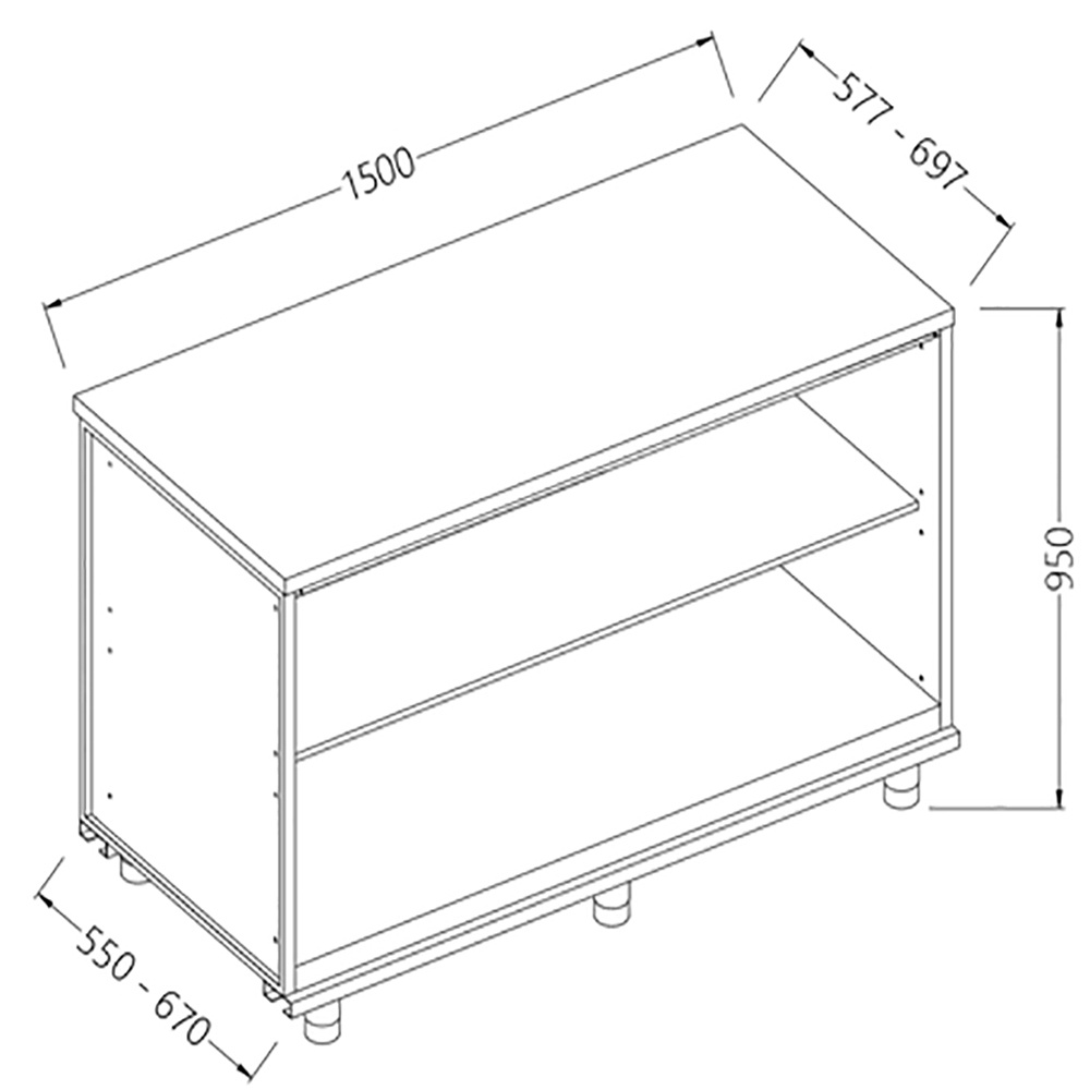 Mueble trasero neutro