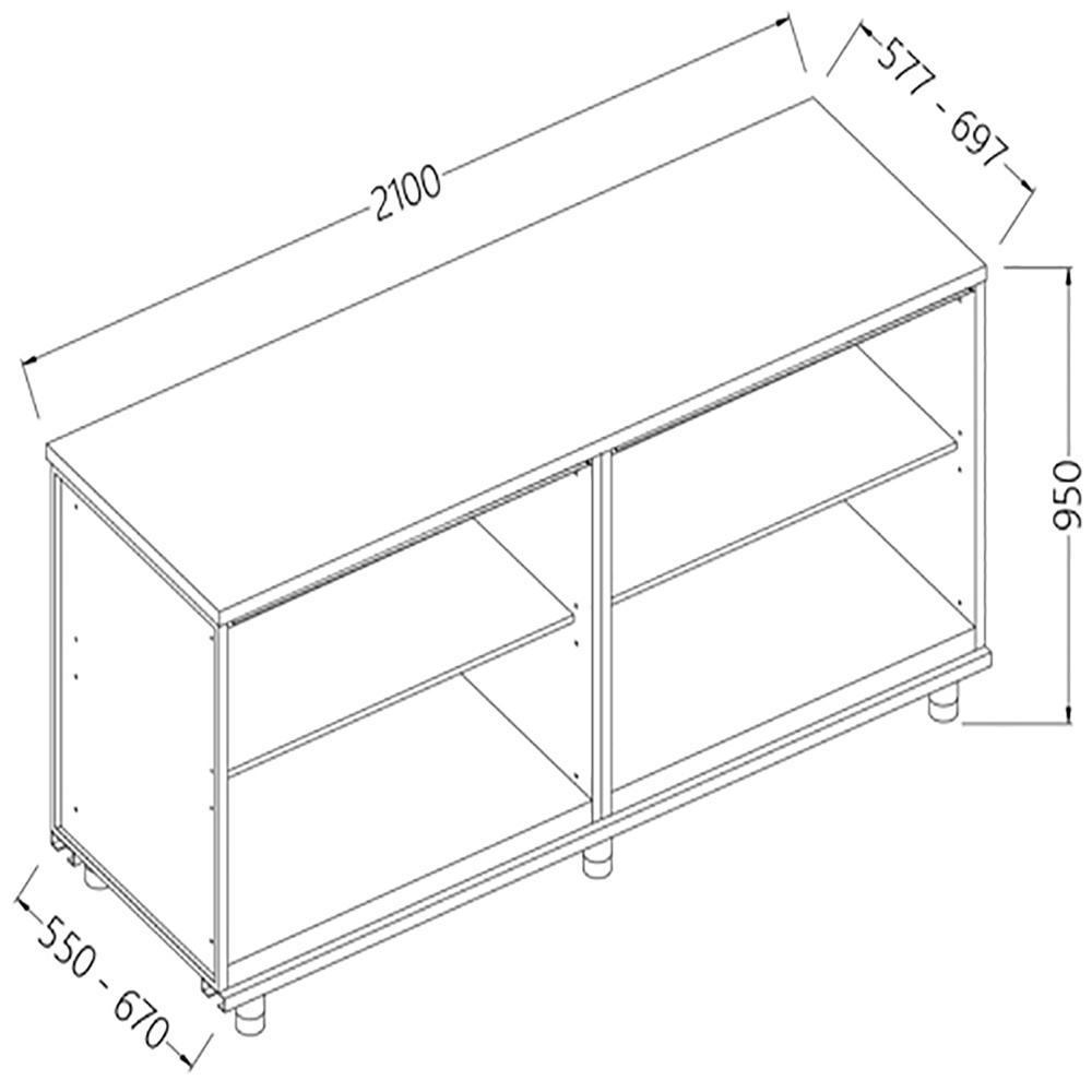 Mueble trasero neutro